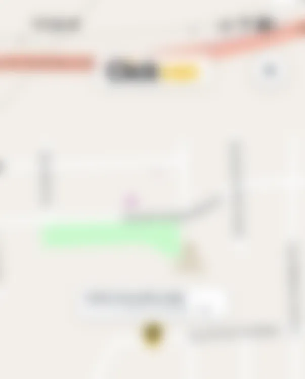 Mapa anonimizado representando o rastreamento da van escolar